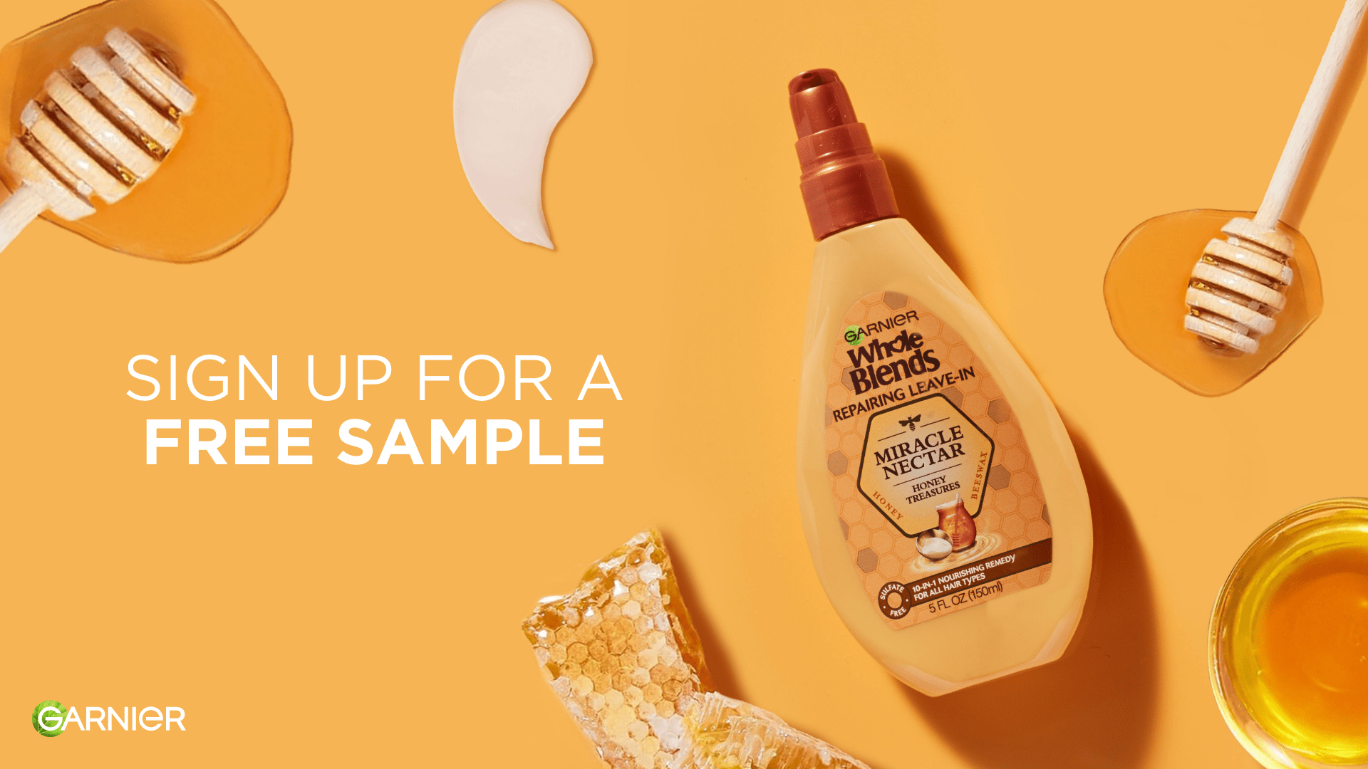 Free Whole Blends Miracle Nectar Leave-In Sample