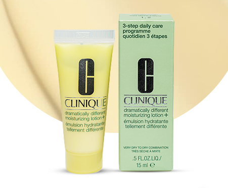 Free Sample of Clinique Mini Dramatically Different Moisturizing Lotion
