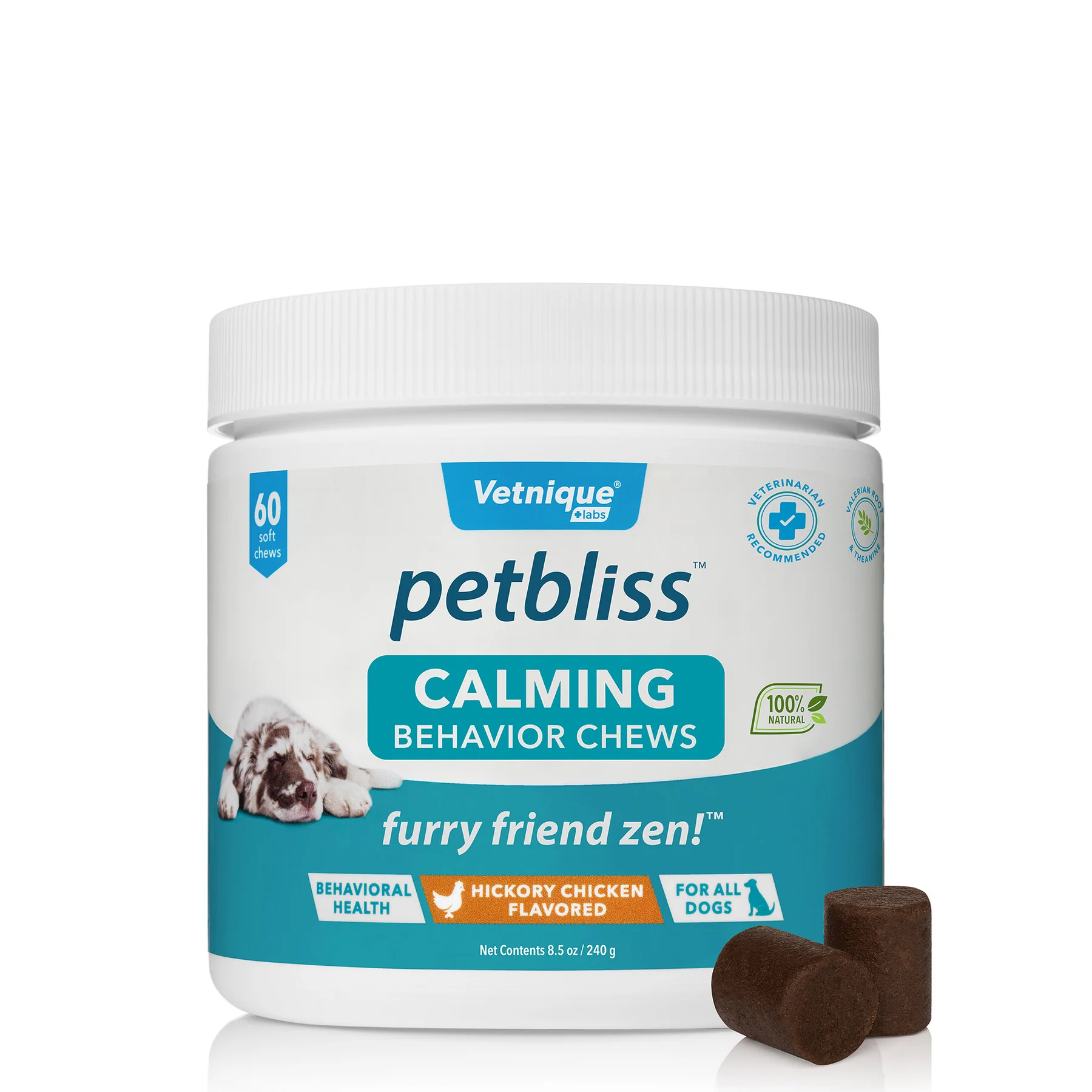 Free Vetnique PetBliss Calming Treats with Free Shipping