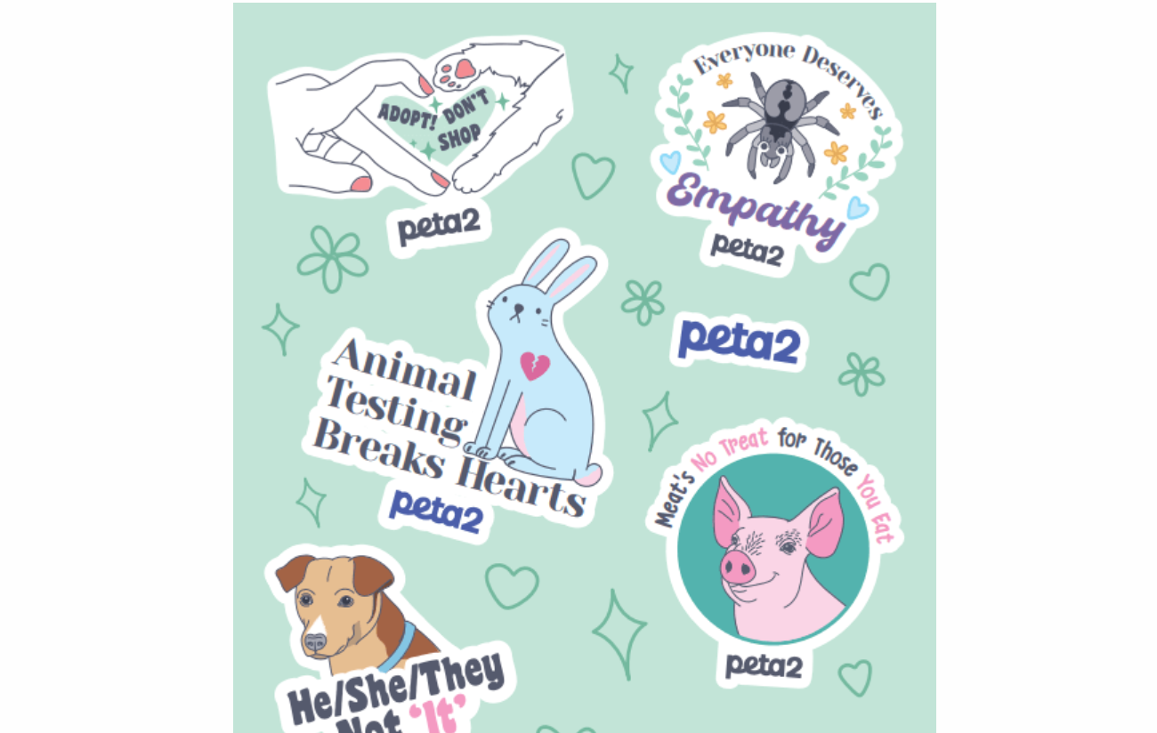 FREE Animal Rights Stickers