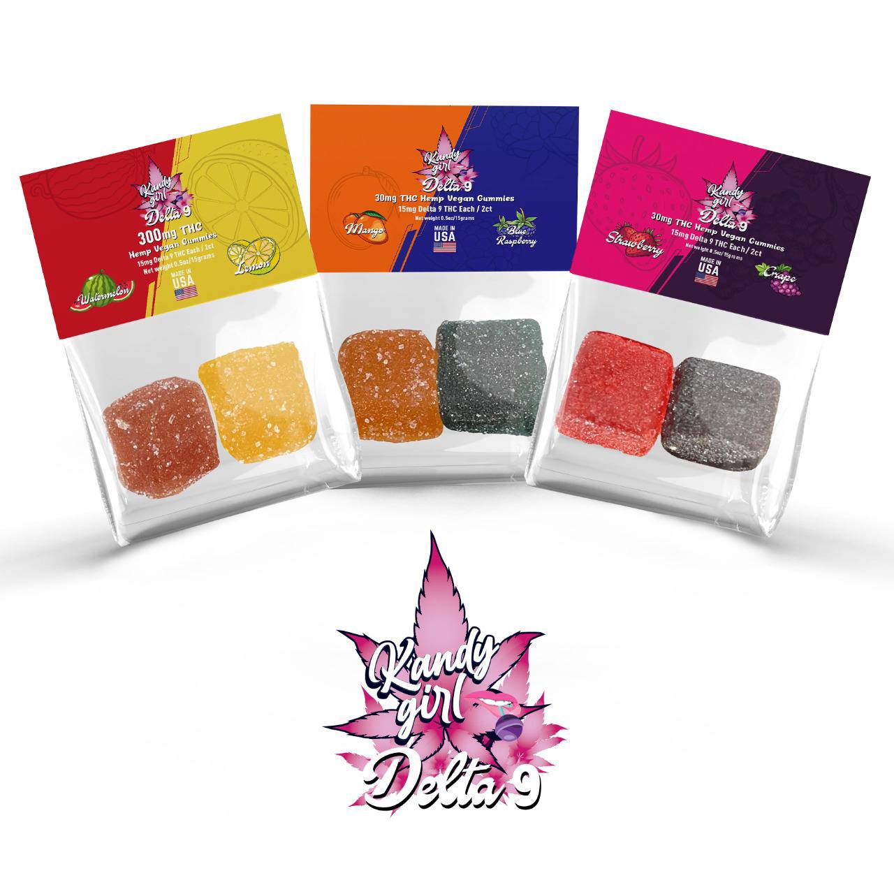 Free Kandy Girl Delta-8 Prerolls or Delta-9 Gummies Samples with Free Shipping
