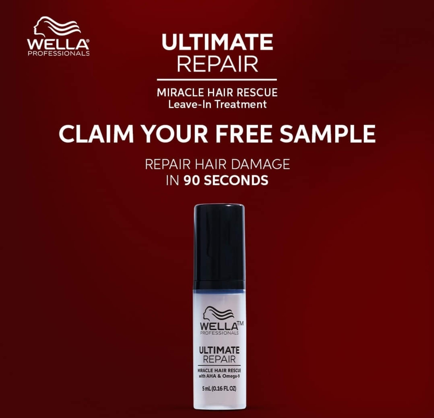 Free Sample of Wella Miracle Hair Rescue Leave-In Treatment