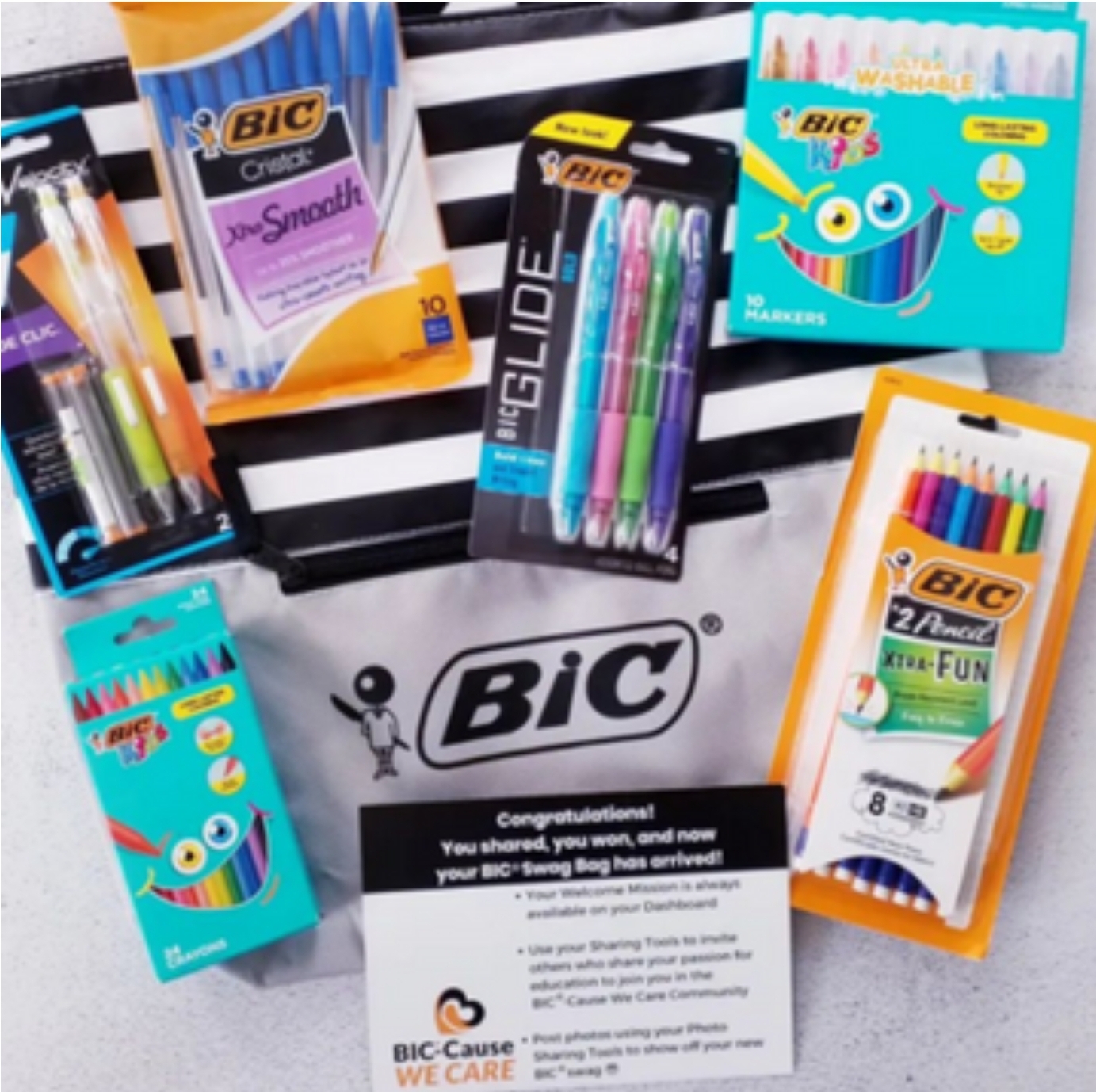 Free BIC Color Cues Pen Set