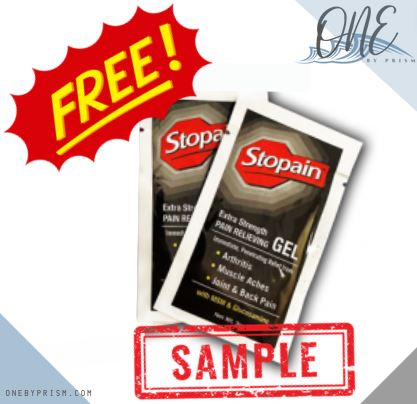 Free Sample of Stopain Extra Strength Pain Relieving Gel