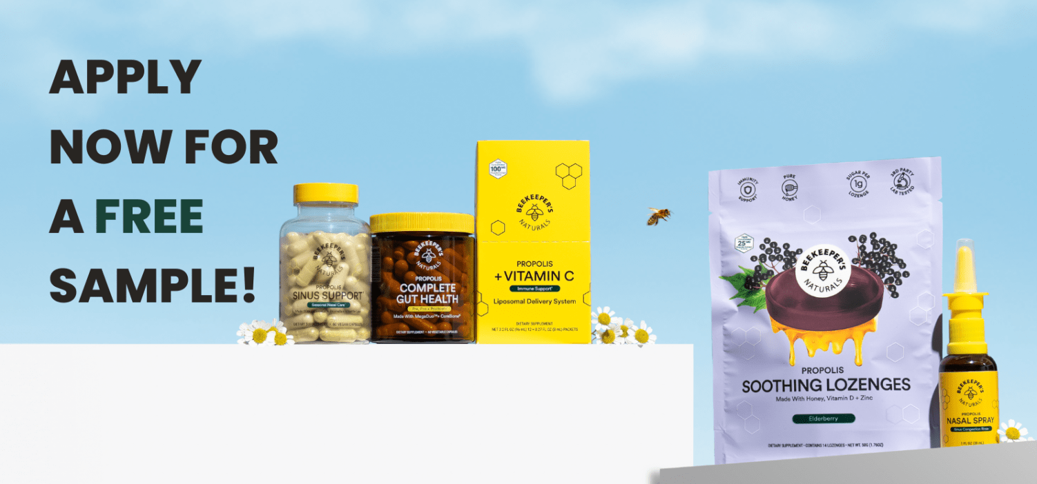 FREE Beekeeper’s Naturals Hive-Powered Products 