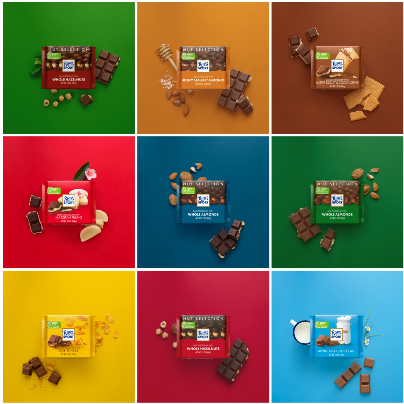 FREE Ritter Sport – Most Colorful Chocolate Party Kit