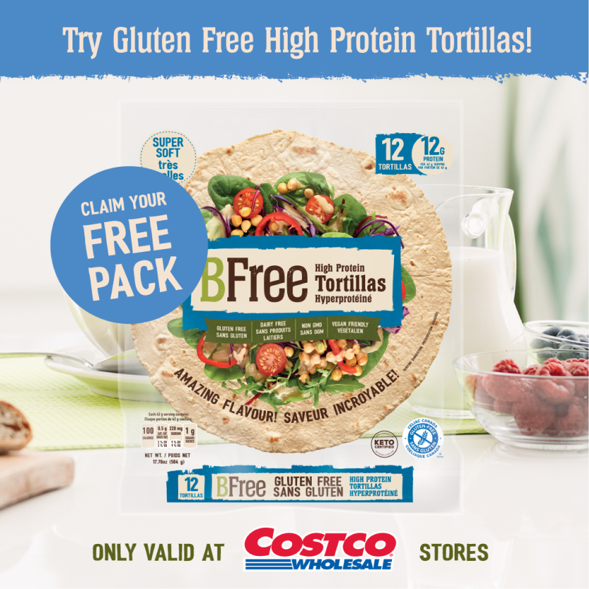 Free Pack of BFree Tortillas at Costco