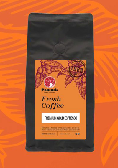 Free Sample of Peacock Premium Gold Espresso Coffee