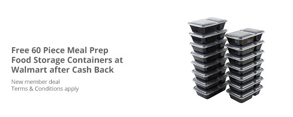 FREE 60 Piece Meal Prep Food Storage Containers Set