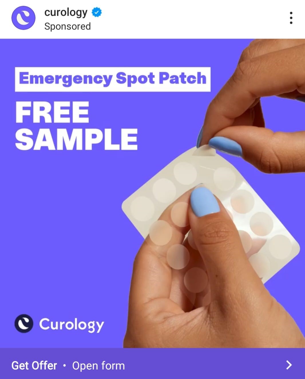 FREE Sample of Curology Emergency Spot Patch