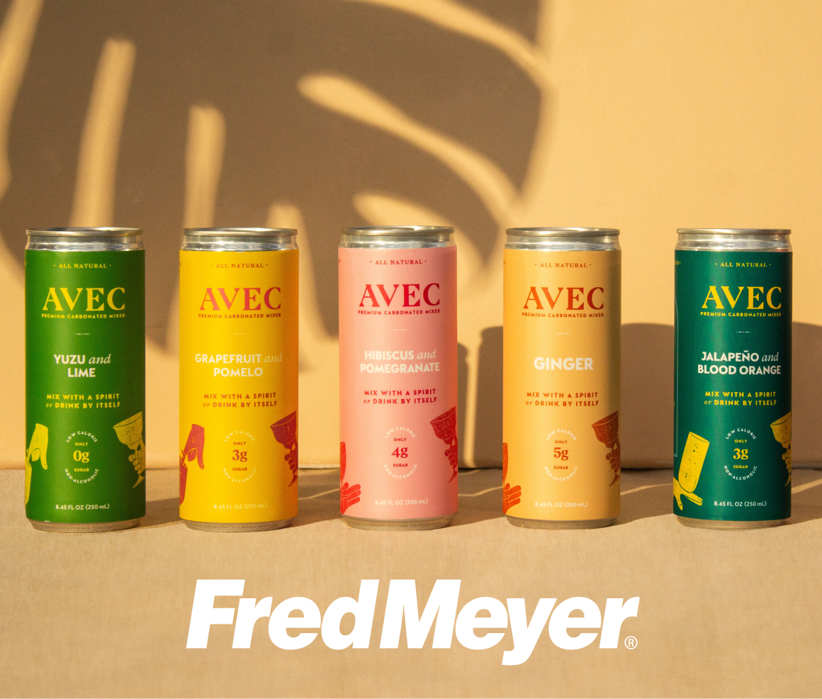 FREE 4-pks of AVEC Premium Carbonated Mixers at Fred Myer
