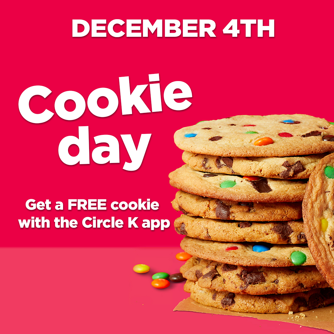 FREE Cookie at Circle K on December 4th
