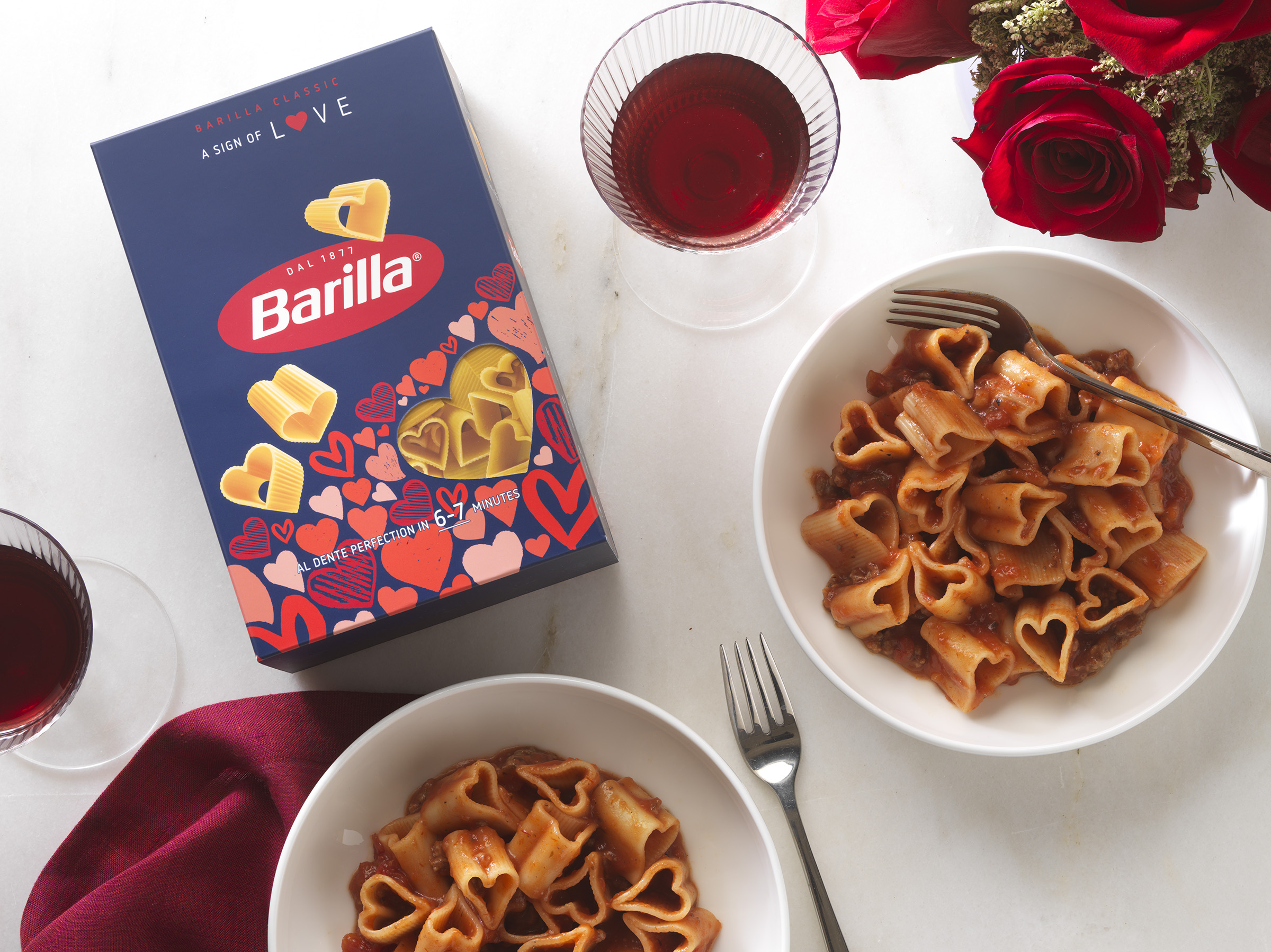 FREE Barilla Heart Shaped Pasta