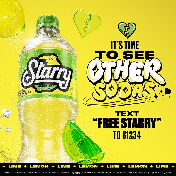 Free Bottle of Starry Soda