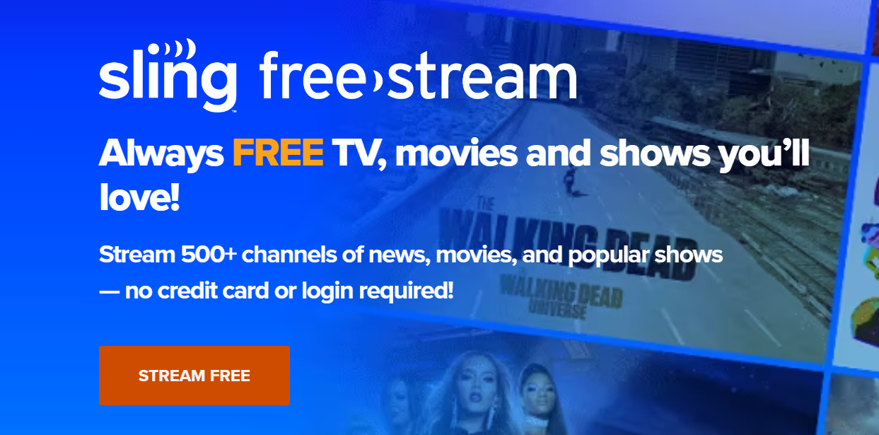 FREE Sling Stream TV – No Credit Card Required