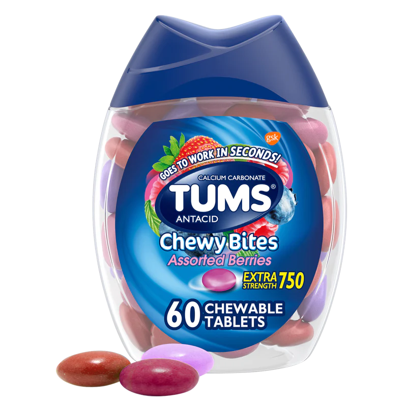 FREE Tums 60ct Chewy Bites Assorted Berries