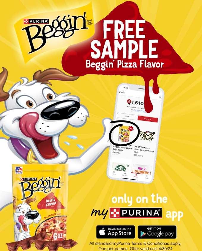 FREE Beggin’ Pizza Flavor Sample