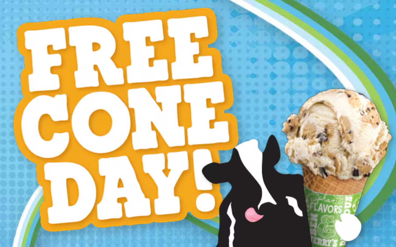 FREE Scoop of Ice Cream at Ben & Jerry’s on April 16