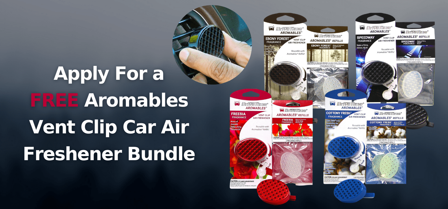 FREE Aromables Vent Clip Car Air Freshener Bundle